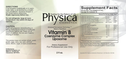 Vitamin B Coenzyme Complex