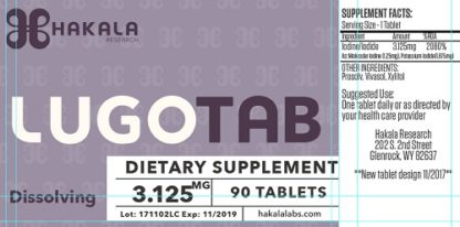 LugoTab 3.125 mg
